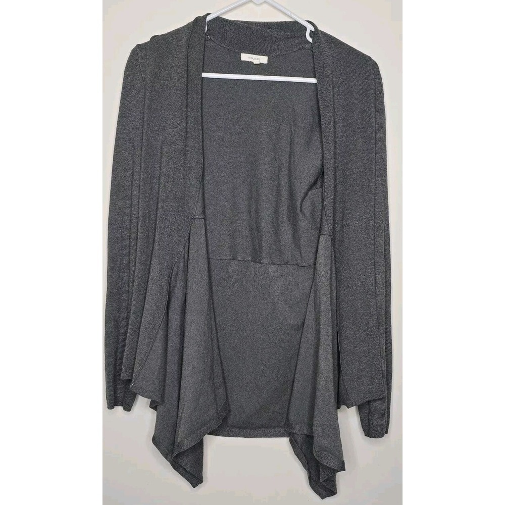 Maurices Womens Cardigan Sweater Size Large‎ Gray Open Front